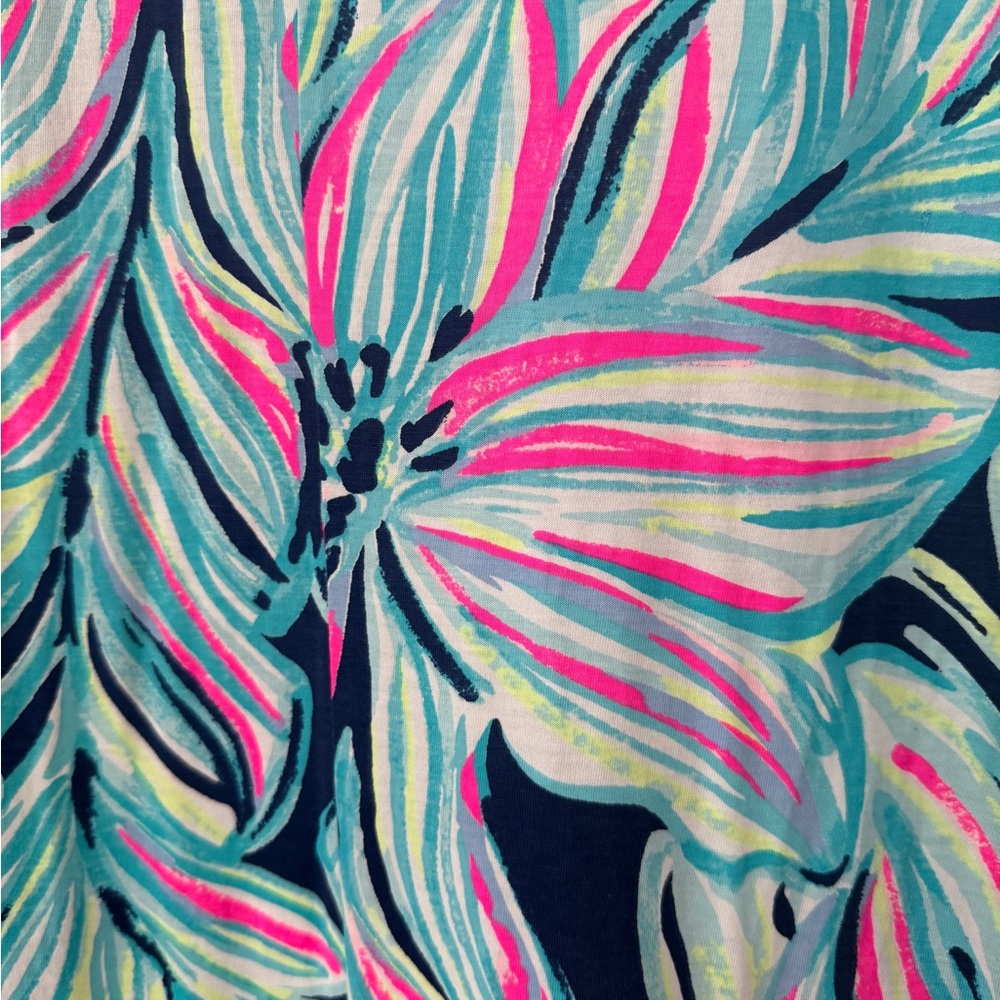 Lilly Pulitzer Amina Dress High Tide Dancing Lady XL - Picture 5 of 6